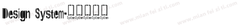 Design System字体转换
